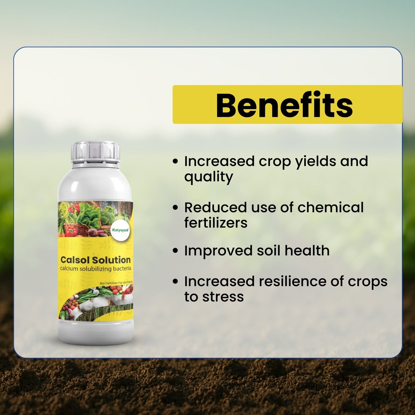 GGV Calcium Solubilizing Bacteria Bio Fertiliser Green Garden Vibes Canada