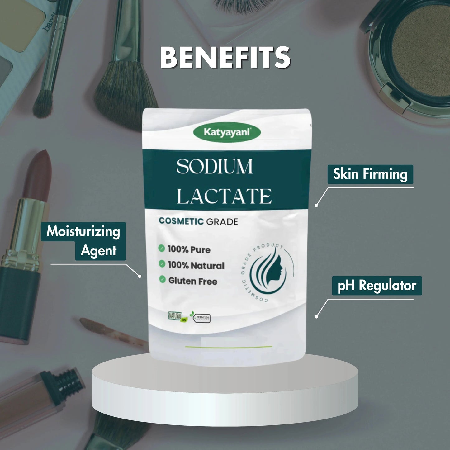 GGV Sodium Lactate | Cosmetic Grade 946 ml Green Garden Vibes Grades