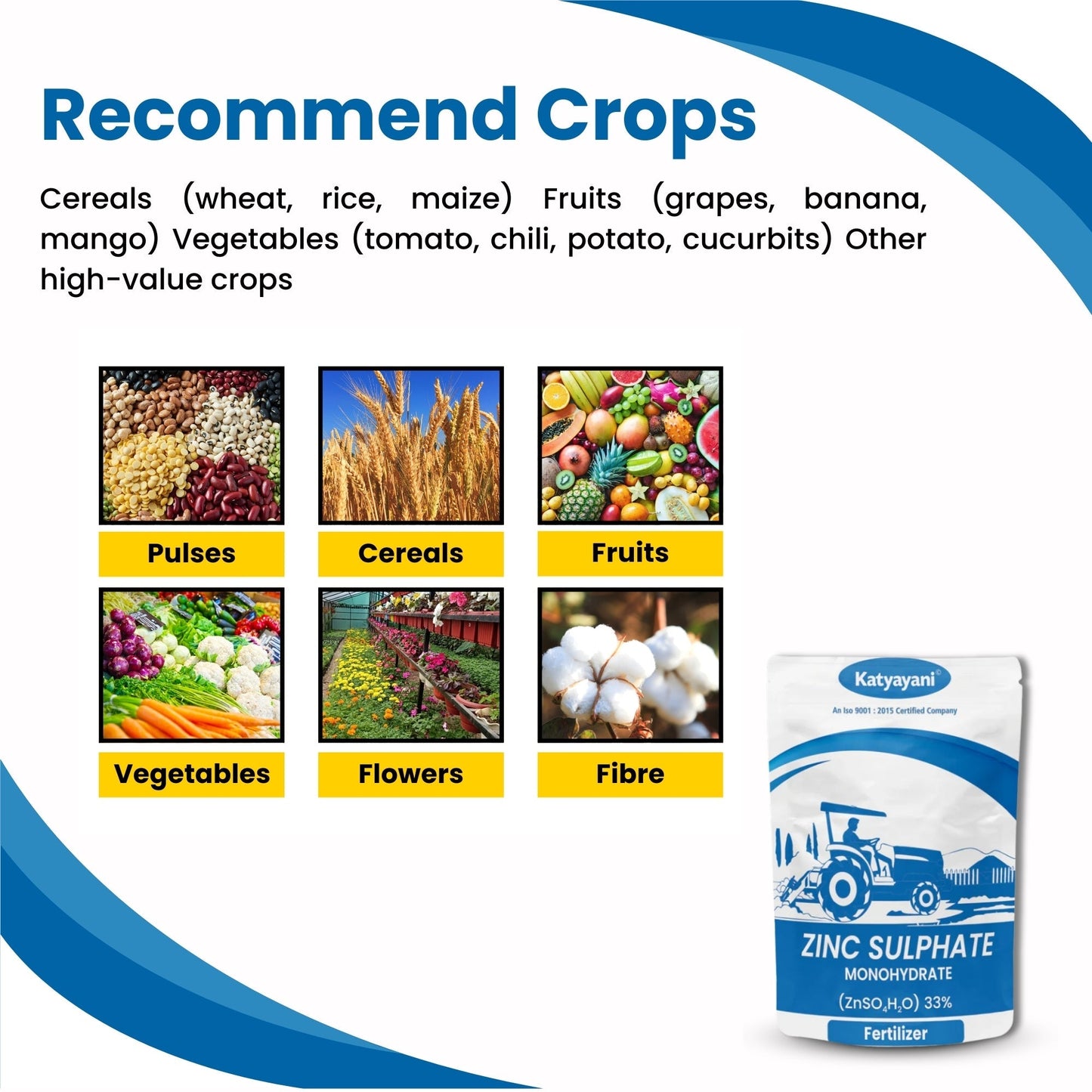 GGV Zinc Sulphate 33% Fertilizer 5 Kg | Essential Nutrient for Plant Growth Green Garden Vibes Canada