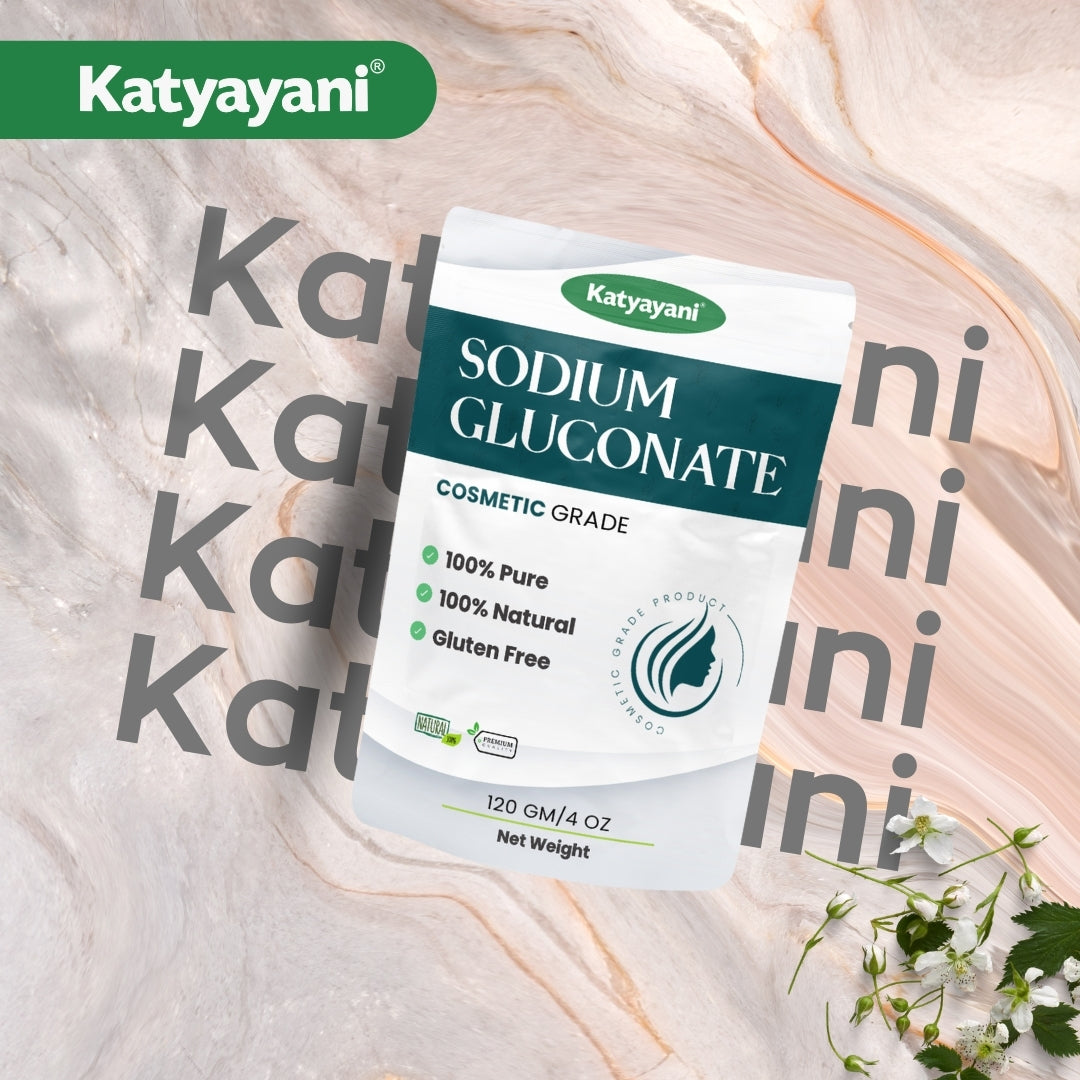 GGV Sodium Gluconate Powder 120 gm (4 oz) – Cosmetic Grade | Buy 1 Get 1 Free | Chelating Agent & pH Regulator for Skincare Formulations Green Garden Vibes Canada