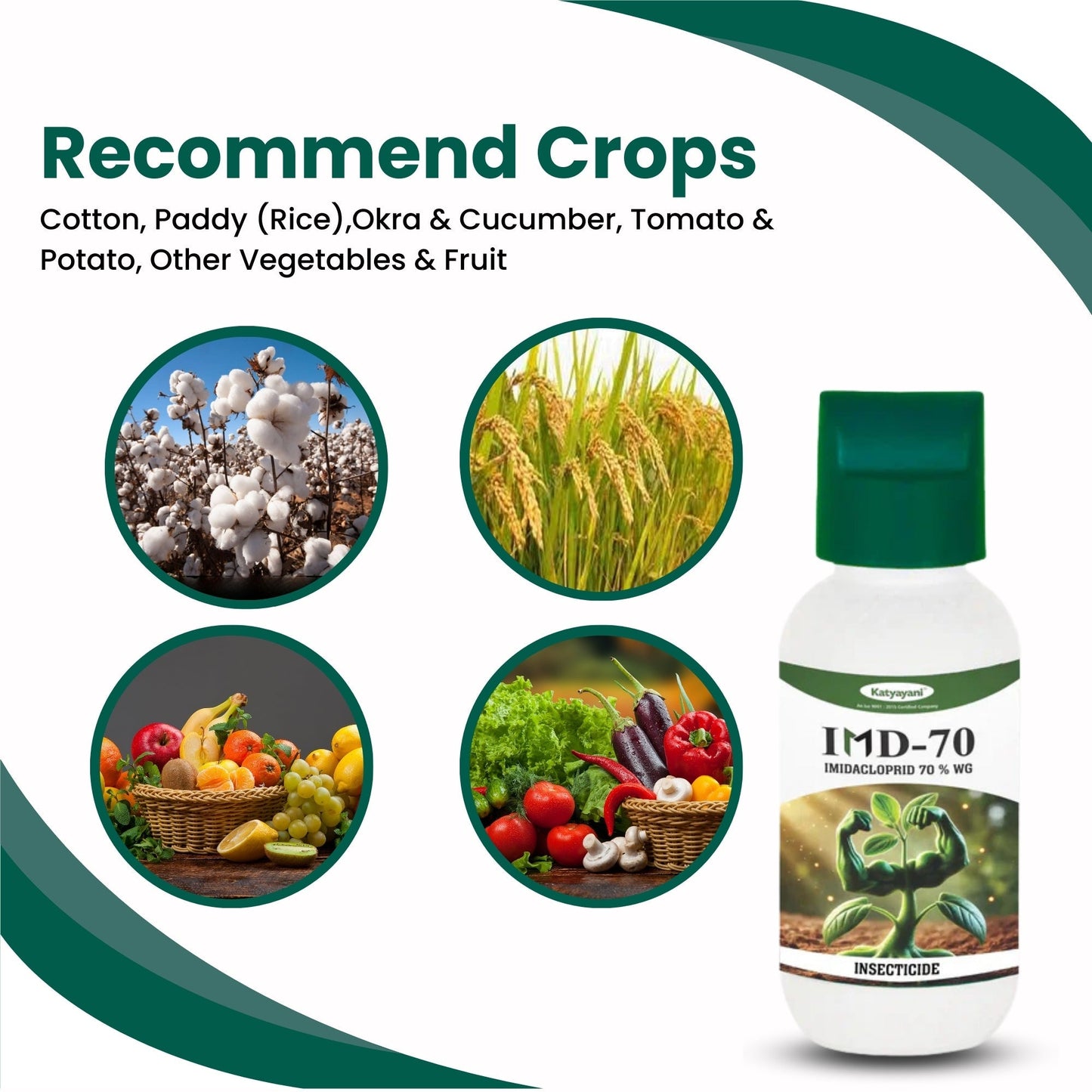 Katyayani Imodacloprid 70% WG (IMD-70) | High-Concentration Crop Care Formulation Green Garden Vibes Canada