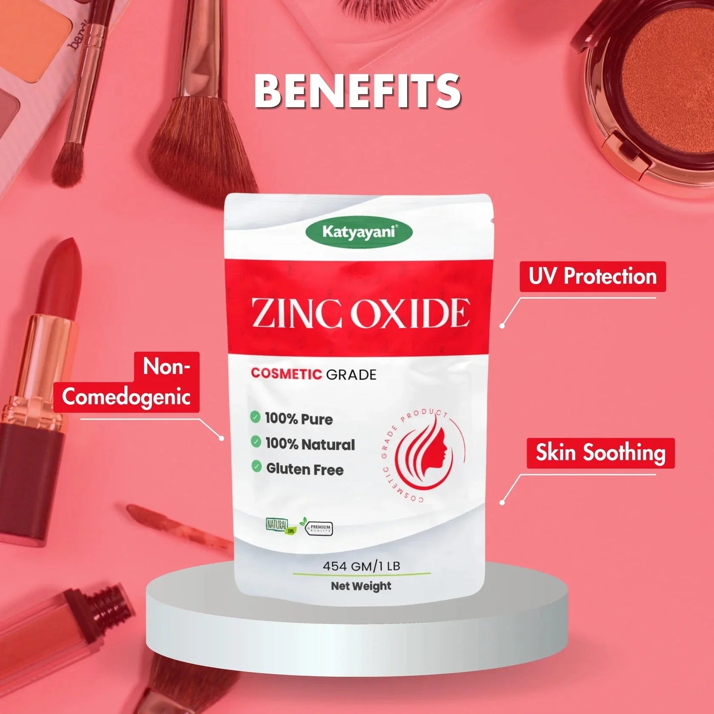 GGV Zinc Oxide 500 ml – Cosmetic Grade | Buy 1 Get 1 Free | For Sunscreen, Skincare, and Cosmetic Formulations Green Garden Vibes Canada