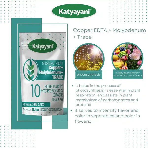 GGV Copper EDTA + Molybdenum Green Garden Vibes Hydroponics