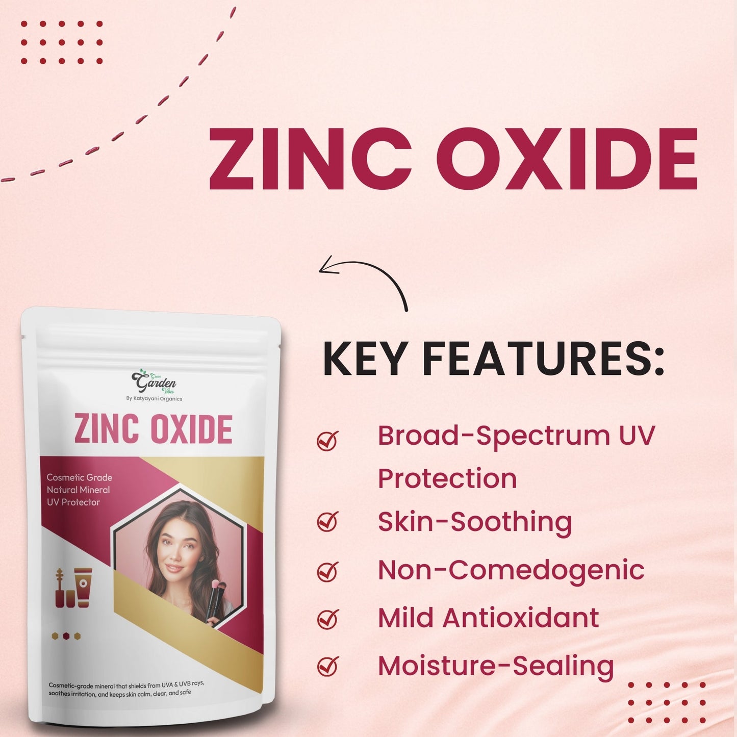 GGV Zinc Oxide 454 gm (16 OZ)-Cosmetic Grade Green Garden Vibes Grades