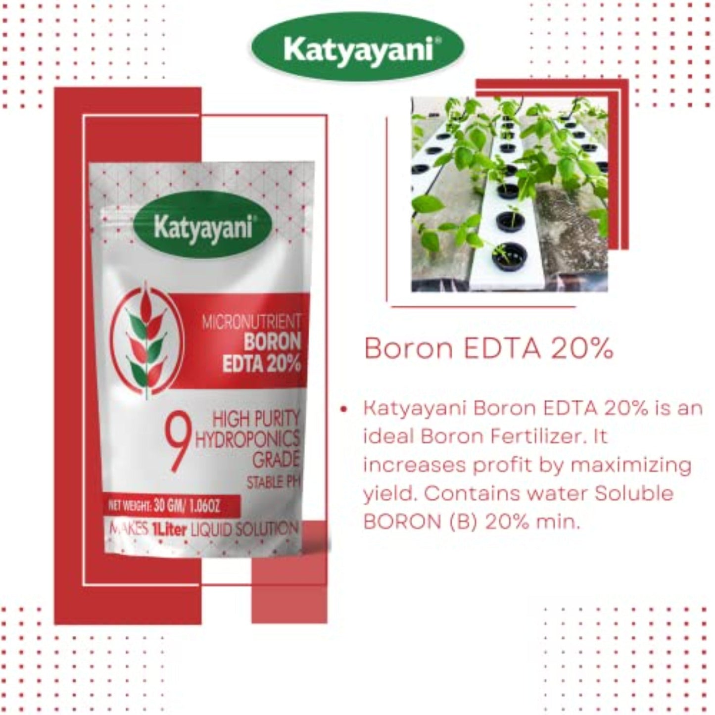 GGV Micronutrient Boron EDTA 20% โ Liquid Fertilizer for Hydroponic & Soil-Based Plant Growth Green Garden Vibes Hydroponics