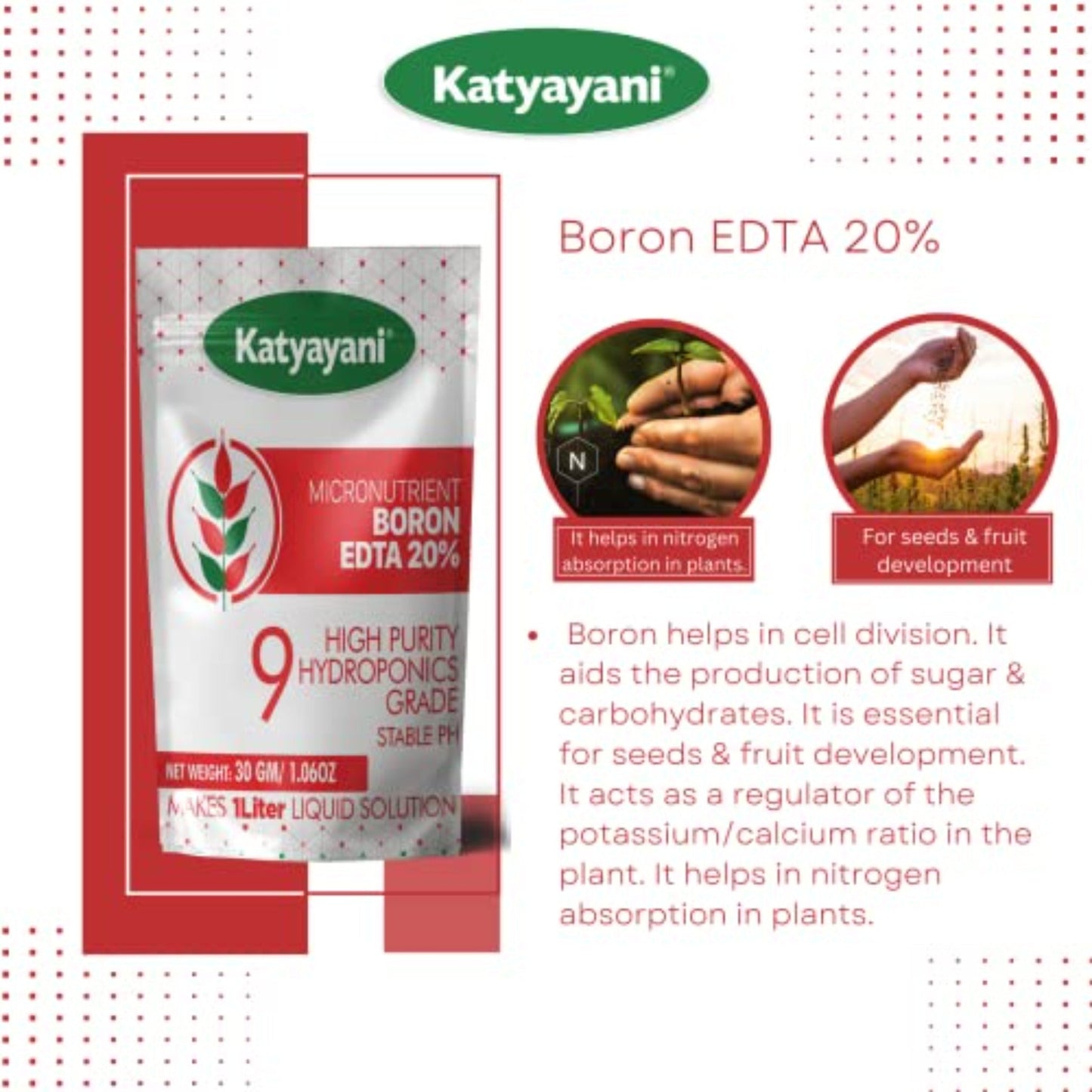 GGV Micronutrient Boron EDTA 20% โ Liquid Fertilizer for Hydroponic & Soil-Based Plant Growth Green Garden Vibes Hydroponics