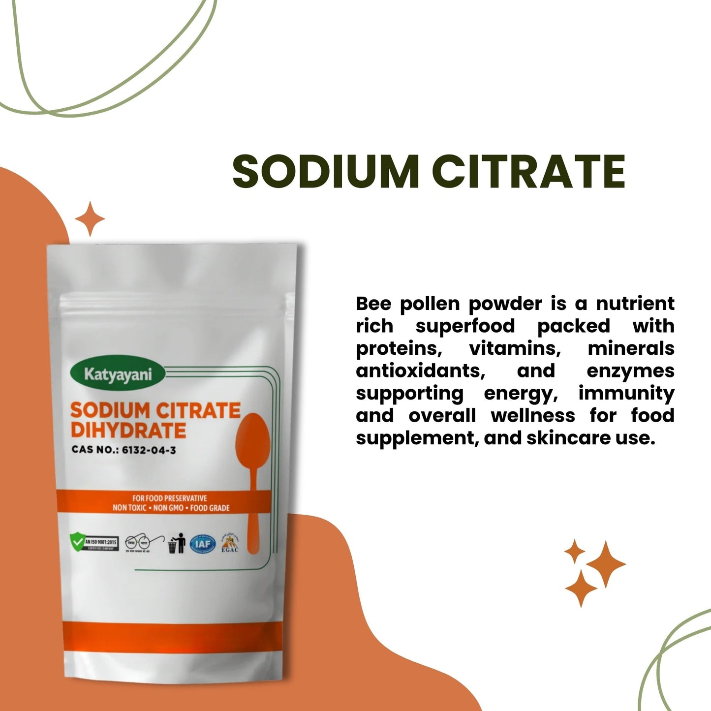 Sodium Citrate Dihydrate Lab Grade Green Garden Vibes Grades