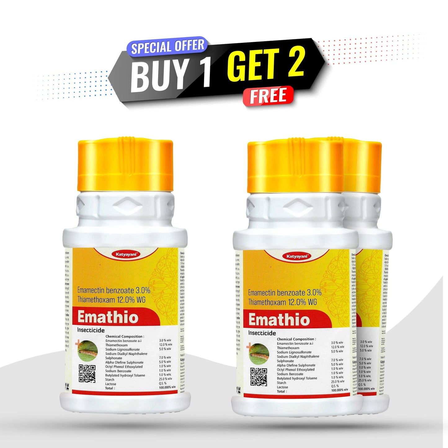 GGV Katyayani Emathio Triple Attack Pack – Buy 1, Get 2 Free | Dual Action Crop Care Solution Green Garden Vibes Canada
