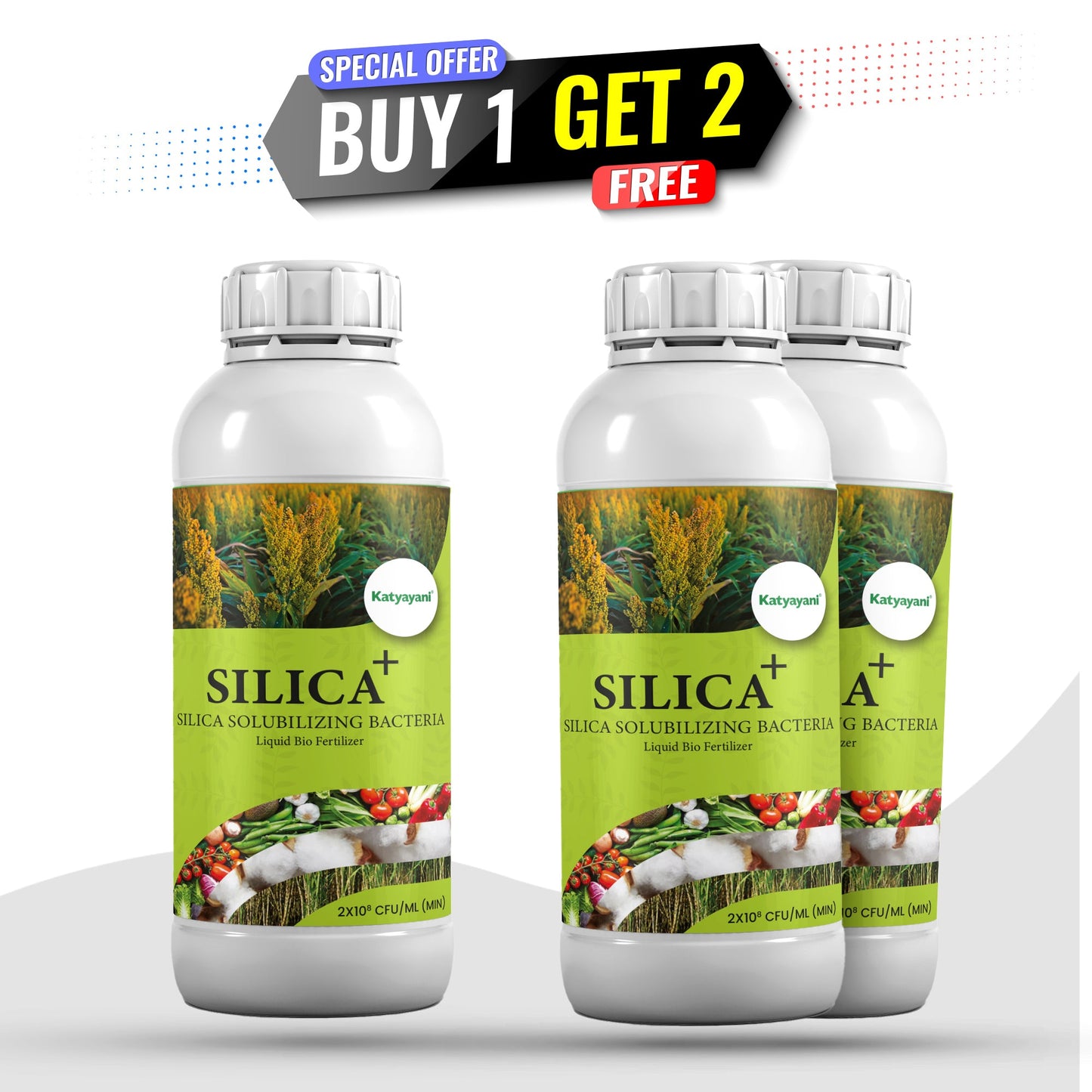 πΏ Buy 1, Get 2 Free β GGV SILICA+ | Bio-Fertilizer for Stronger Stems & Stress Tolerance Green Garden Vibes Canada