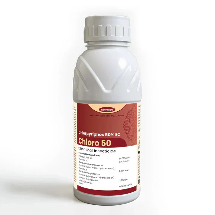 Katyayani Chloro 50 | Chloropyriphos 50% EC | Chemical Insecticide Green Garden Vibes Canada
