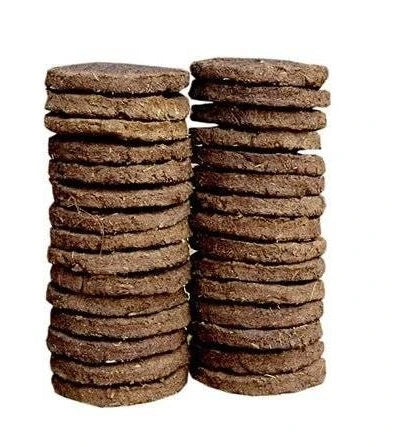 πΏ GGV Cow Dung Cakes | 100% Natural for Pooja & Plants 100pc x 1 Green Garden Vibes Canada
