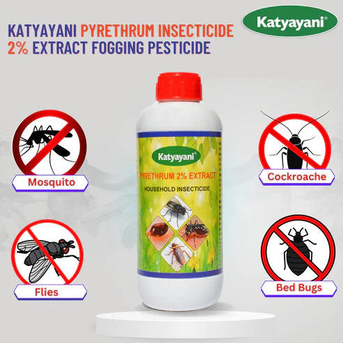 Pyrethrum Extract 2% m/m – Natural Oil-Based Herbal Insecticide for Public Health Pest Control