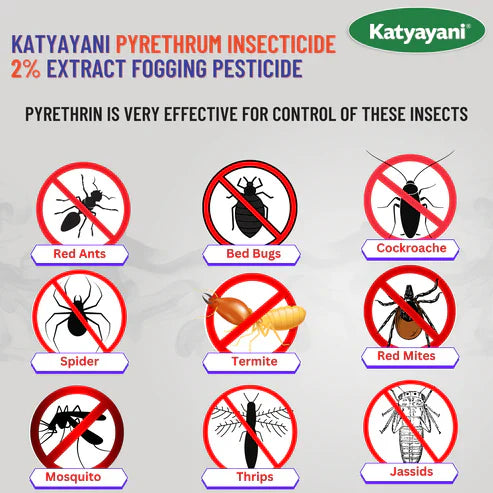 Pyrethrum Extract 2% m/m – Natural Oil-Based Herbal Insecticide for Public Health Pest Control