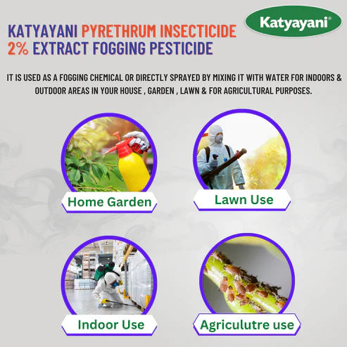 Pyrethrum Extract 2% m/m – Natural Oil-Based Herbal Insecticide for Public Health Pest Control