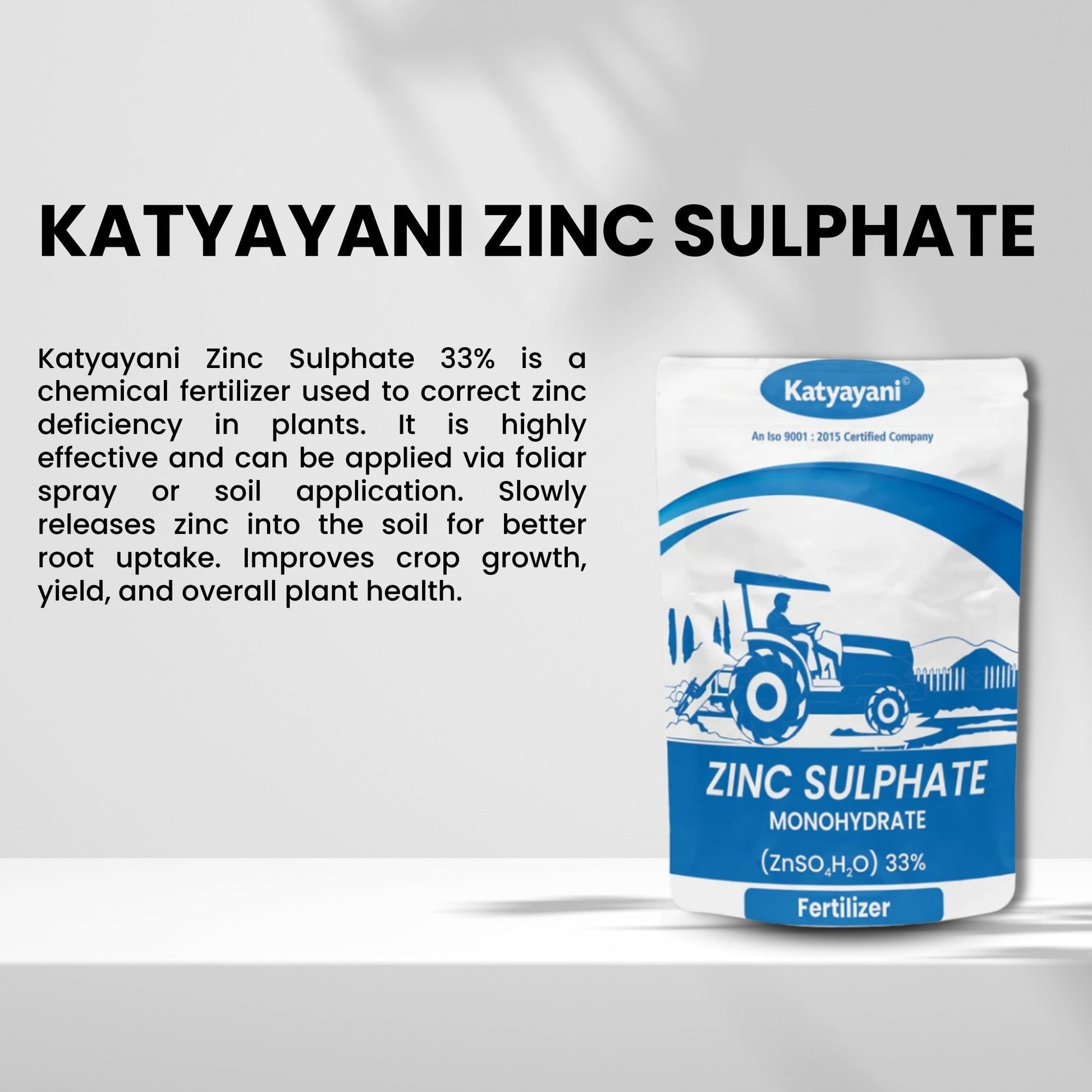 GGV Zinc Sulphate 33% Fertilizer 5 Kg | Essential Nutrient for Plant Growth Green Garden Vibes Canada