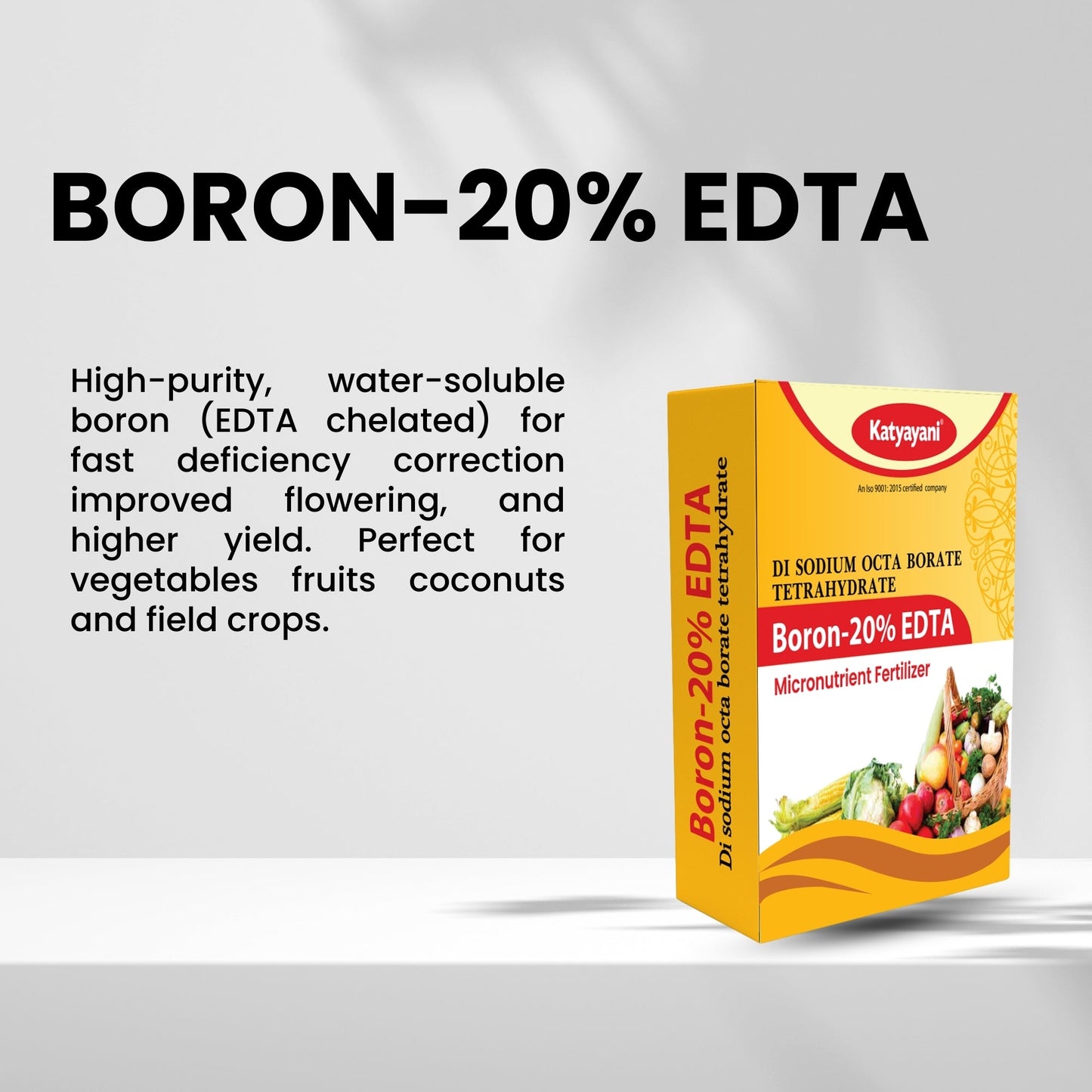 GGV Katyayani Boron 20% EDTA | Fertilizer for Bitter Gourd, Fruit and Vegetable Crops