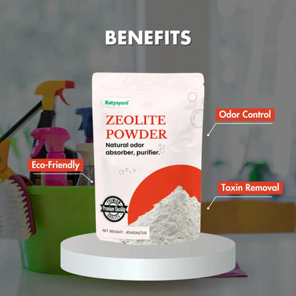 GGV Zeolite Powder 454 gm (1lb)-Cleaning Grade | Natural Detox & Cleaning Solution Green Garden Vibes Grades