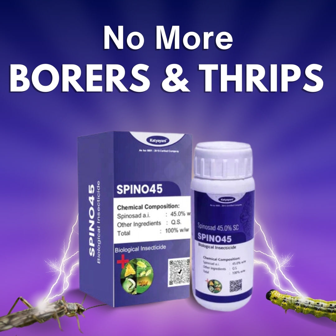 GGV Spinosad 45 % sc - SPINO45 (Fast-Acting Natural Insecticide for Crops & Gardens)