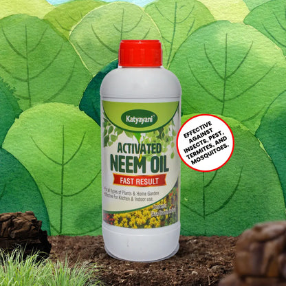 GGV Organic Neem Oil Insecticide Spray for Home Gardening in Canada | Organic & High Yield | Spring Planting Essential
