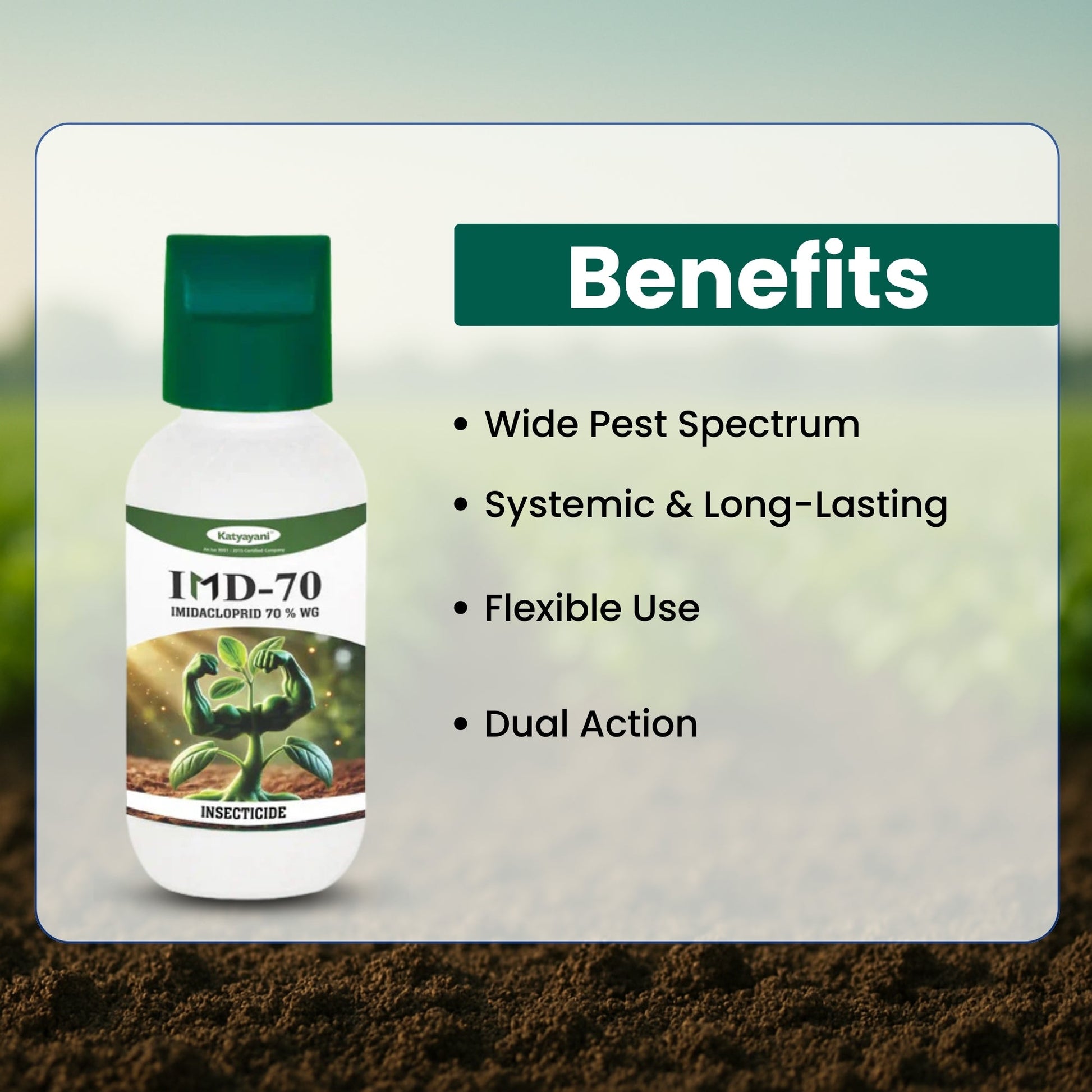 Katyayani Imodacloprid 70% WG (IMD-70) | High-Concentration Crop Care Formulation Green Garden Vibes Canada