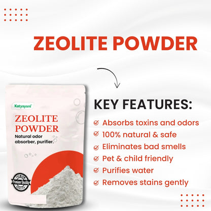 GGV Zeolite Powder 454 gm (1lb)-Cleaning Grade | Natural Detox & Cleaning Solution Green Garden Vibes Grades