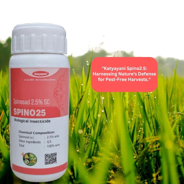 Katyayani GGV Spinosad 2.5% SC | Bio Crop Care Solution | Fermentation-Derived Plant Input Green Garden Vibes Canada