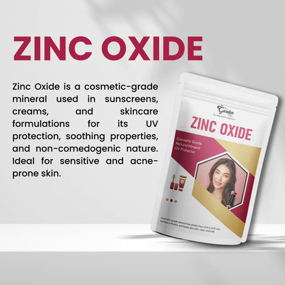 GGV Zinc Oxide 500 ml – Cosmetic Grade | Buy 1 Get 1 Free | For Sunscreen, Skincare, and Cosmetic Formulations