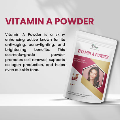GGV Vitamin A Powder 113 gm (4 oz)-Cosmetic Grade Green Garden Vibes Grades