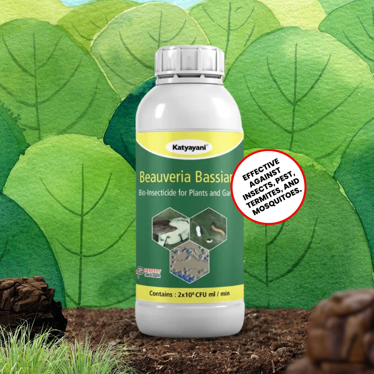 Beauveria Bassiana Liquid Bio-Insecticide for Organic Pest Control in Gardens & Farms