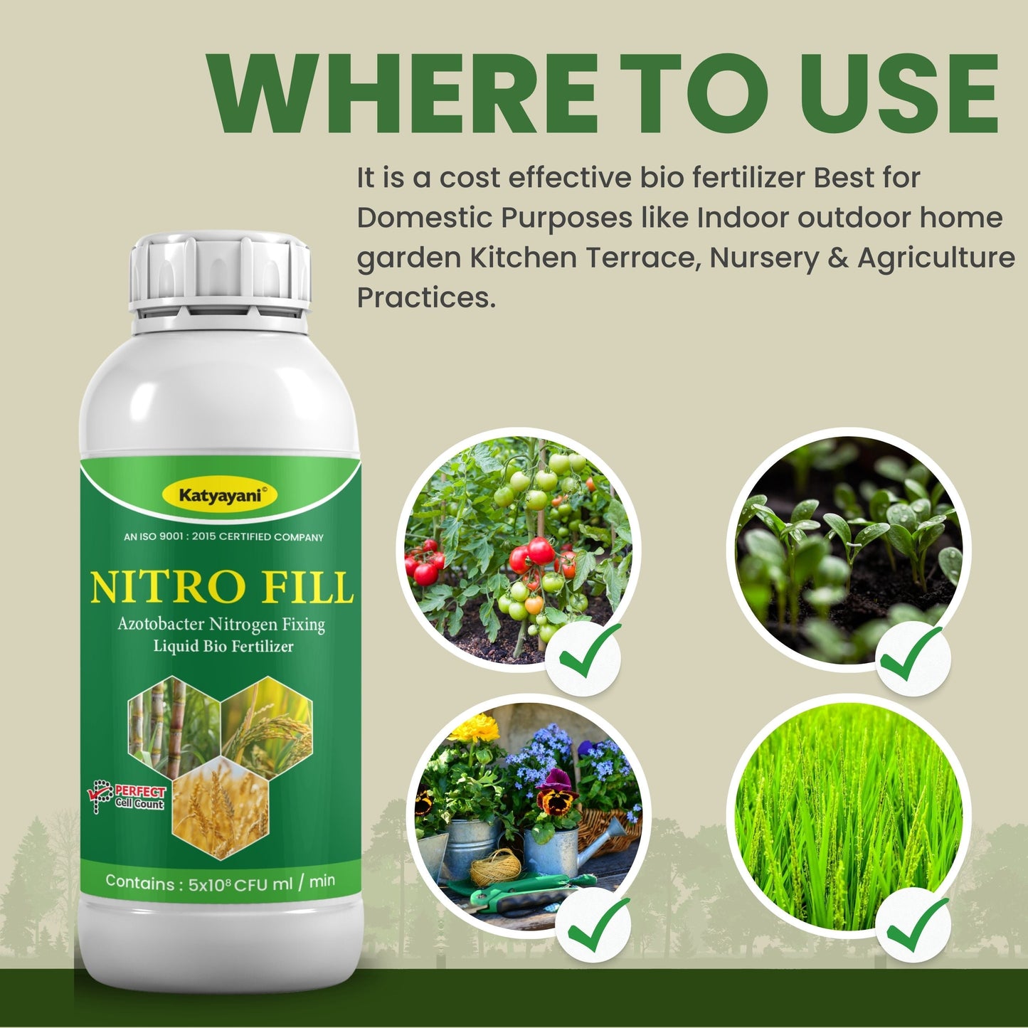 GGV Azotobacter Bio Fertilizer for Home Gardening in Canada | Organic & High Yield | Spring Planting Essential