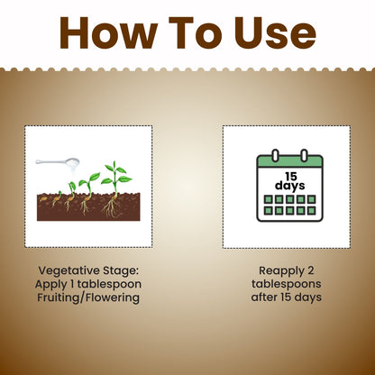 GGV ORGANICS  Premium Rock Phosphate (Boost Root Growth & Flowering)