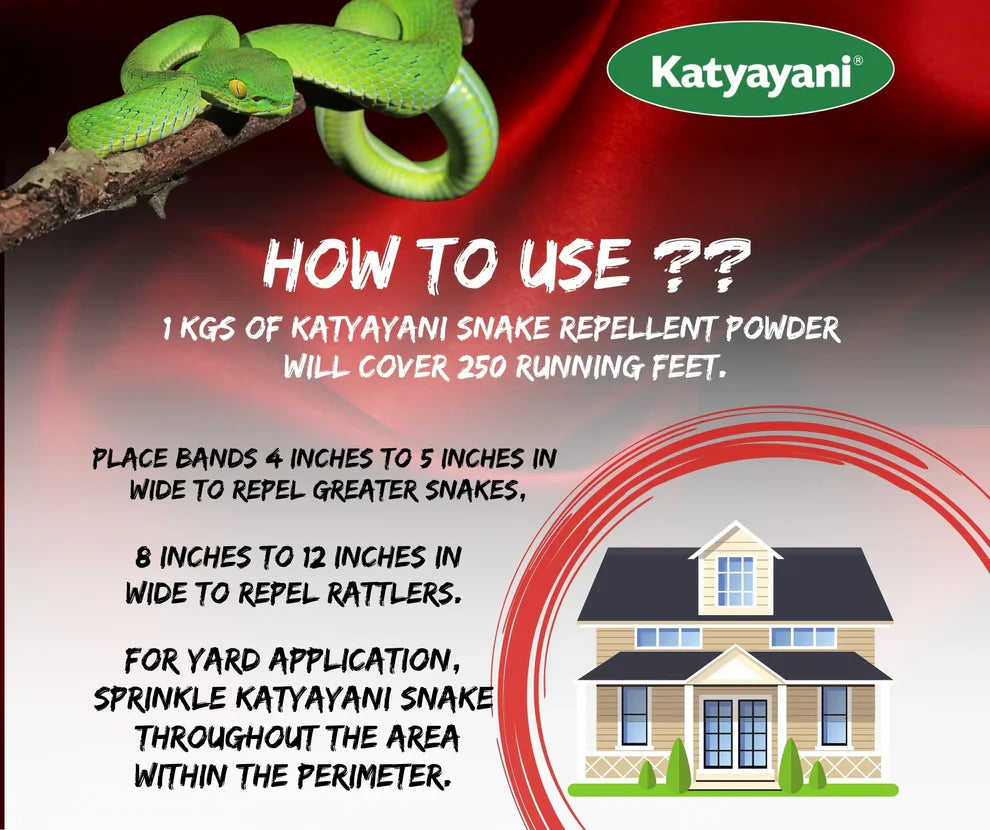 GGV Snake Shield Non Toxic Snake Repellent Powder