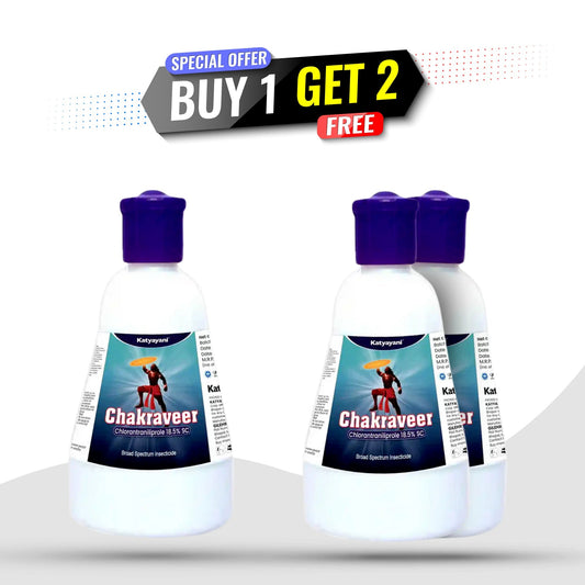 🌱 GGV Katyayani Chakraveer – Buy 1, Get 2 Free | Broad-Spectrum Crop Care Solution (Chlorantraniliprole 18.5% SC) Green Garden Vibes Canada