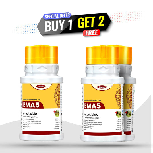 🌱 GGV Katyayani EMA 5 ,Buy 1, Get 2 Free | Emamectin Benzoate 5% SG Crop Care Solution Green Garden Vibes Canada