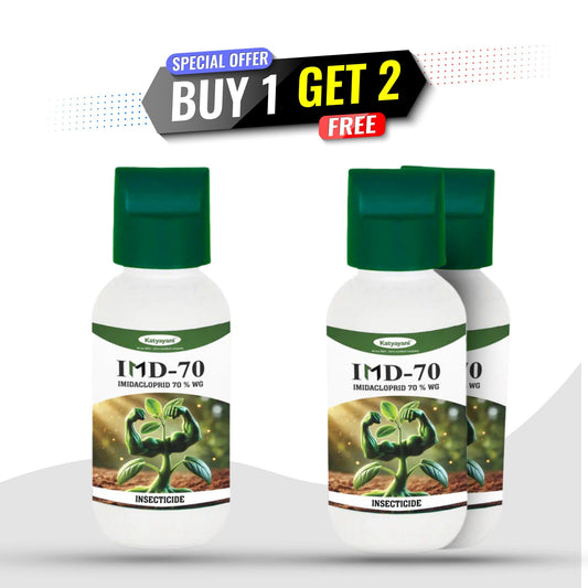 Katyayani IMD-70 Triple Impact Pack – Buy 1, Get 2 Free | Imidacloprid 70% WG Insecticide for Sucking Pests Green Garden Vibes Canada