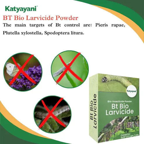 GGV BTK Larvicides - Organic Bio-Pesticide for Caterpillar Control | Eco-Friendly Plant Protection