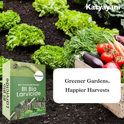 GGV BTK Larvicides - Organic Bio-Pesticide for Caterpillar Control | Eco-Friendly Plant Protection