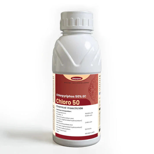 Katyayani Chloro 50 | Chloropyriphos 50% EC | Chemical Insecticide Green Garden Vibes Canada
