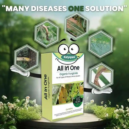 GGV All In 1 Organic Fungicide for Plants – Broad-Spectrum Disease Control | Rust, Blight, Mildew & Rot Solution