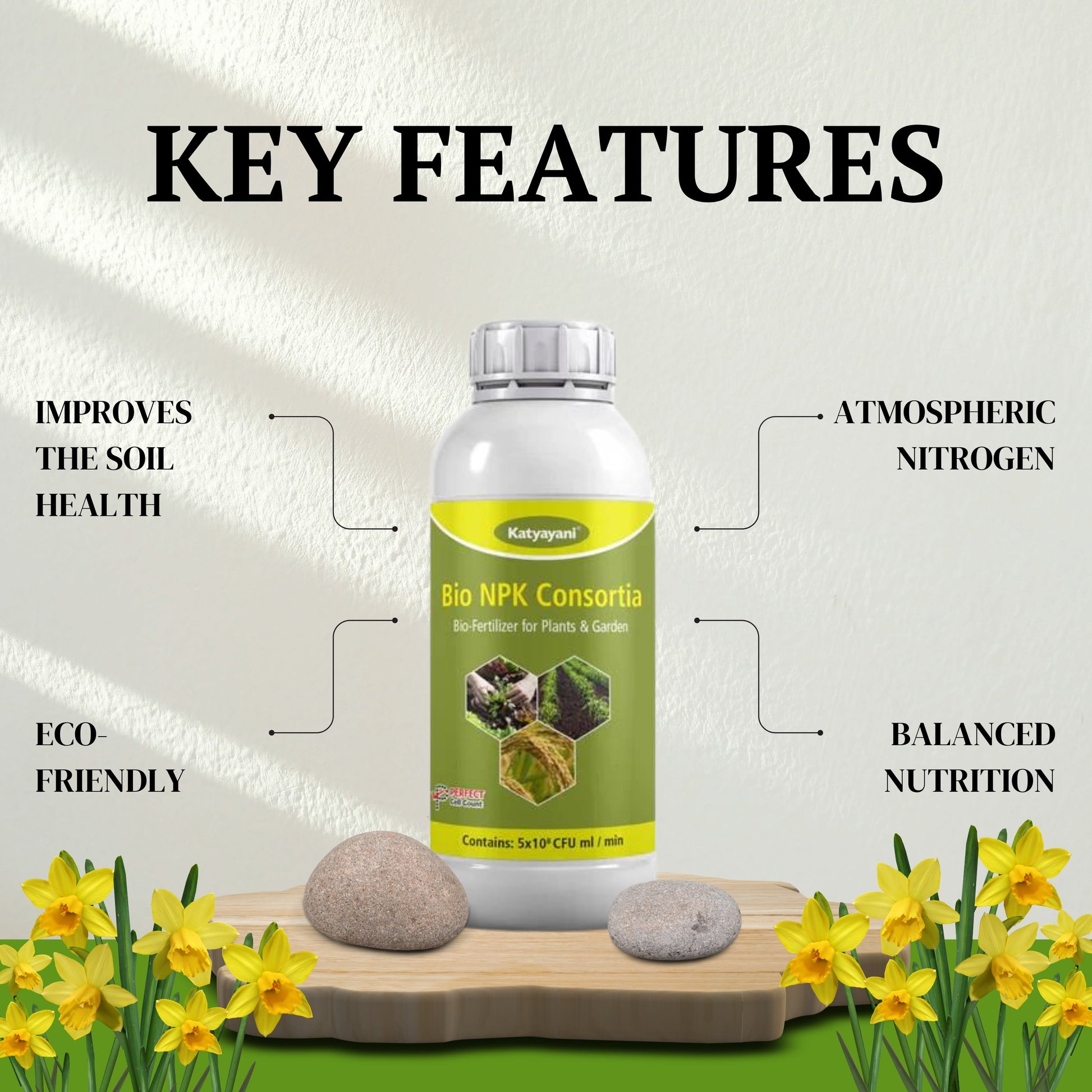 GGV Bio NPK Consortia: Liquid Biofertilizer Green Garden Vibes