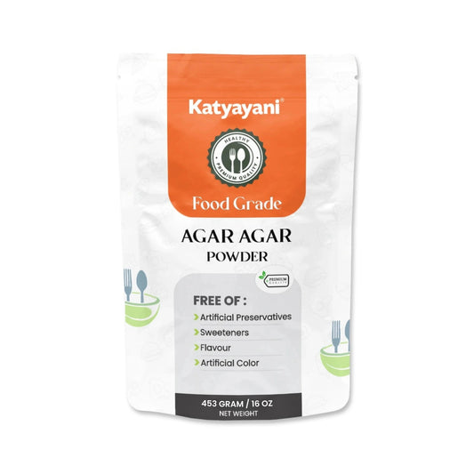 GGV Agar Agar Powder for Vegans, Baking, and Experiments 453gm (16oz)-Food Grade Green Garden Vibes Grades