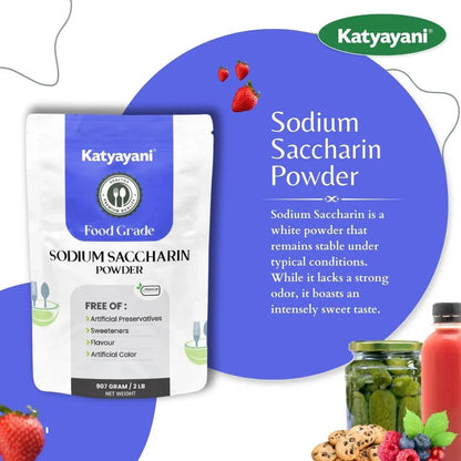 GGV Sodium Saccharin -907 gm-Food Grade Green Garden Vibes Grades