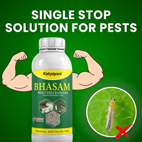 Beauveria Bassiana Liquid Bio-Insecticide for Organic Pest Control in Gardens & Farms